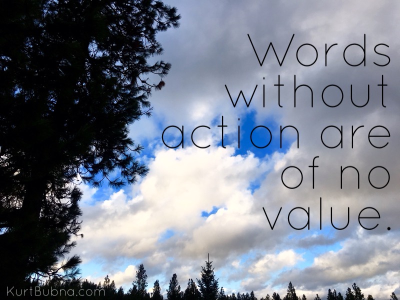 Words Without Action