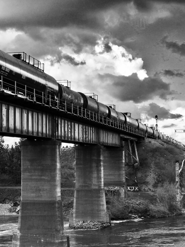 Train Over the River